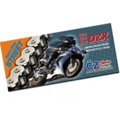 Cz Łańcuch Napędowy 530 Dzx (112 Ogniw) Active Ring (X-Ring) Chrom Do 1200 Ccm (43,0 Kn) + Zakuwka Drążona