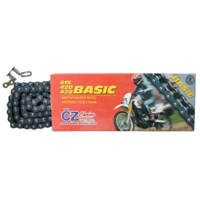 Cz Łańcuch Napędowy 420 Basic (420S) (110 Ogniw) (19,0 Kn) + Zapinka