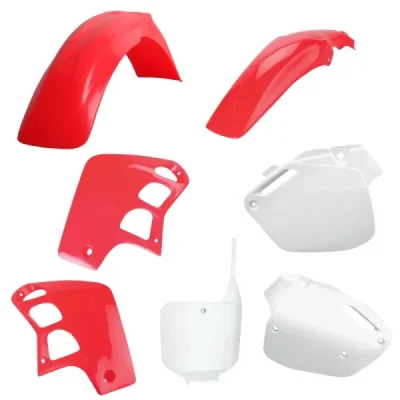 Zestaw plastików Body Kit Polisport OEM czerwony fluo biały - 91330 Zestaw plastików Body Kit Polisport OEM czerwony fluo biały - 91330