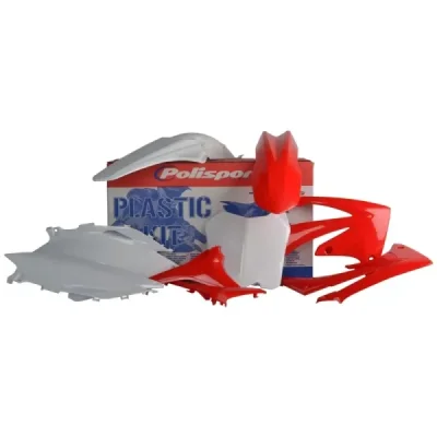 Zestaw plastików Body Kit Polisport czerwony biały (90154) Zestaw plastików Body Kit Polisport czerwony biały (90154)