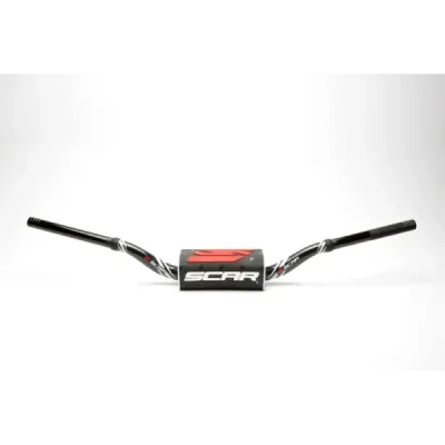 Kierownica Scar O2 RC gąbka czarna - S9112BK-BK