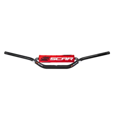 Kierownica Scar X2 Villopoto Stewart gąbka czerwona - S9262R Kierownica Scar X2 Villopoto Stewart gąbka czerwona - S9262R