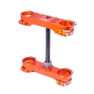 Półki zawieszenia przedniego ROCS Tech Triple Clamps pomarańczowy offset 14mm KTM SX 85 '14-'24 - X-TRIG Półki zawieszenia przedniego ROCS Tech Triple Clamps pomarańczowy offset 14mm KTM SX 85 '14-'24 - X-TRIG