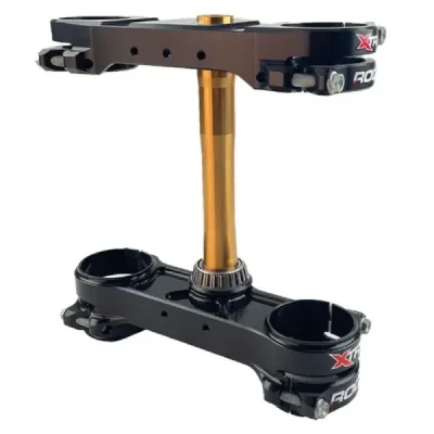Półki zawieszenia przedniego ROCS Tech Triple Clamps czarne offset 22mm - X-TRIG Półki zawieszenia przedniego ROCS Tech Triple Clamps czarne offset 22mm - X-TRIG
