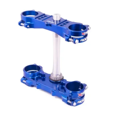 Półki zawieszenia przedniego ROCS Tech Triple Clamps niebieskie offset 25mm Yamaha YZ 250 '15-'23 Fantic XX 250 '21-'24 - X-TRIG Półki zawieszenia przedniego ROCS Tech Triple Clamps niebieskie offset 25mm Yamaha YZ 250 '15-'23 Fantic XX 250 '21-'24 - X-TRIG
