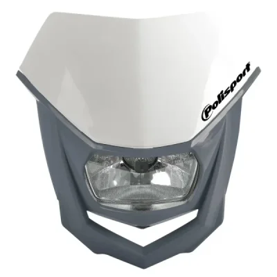 Reflektor przód Polisport Halo biały szary (8657400043) Reflektor przód Polisport Halo biały szary (8657400043)