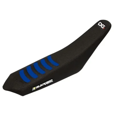 Blackbird Pokrowiec / Poszycie Na Siedzenie Sherco Se/Sef '17-'23 (Se/Sfe All Models '17-'23) Double Grip 3 Czarny/Niebieski