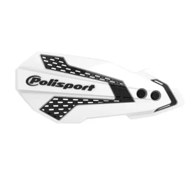 Komplet osłon dłoni Polisport MX Flow czarno biały (8308200002)