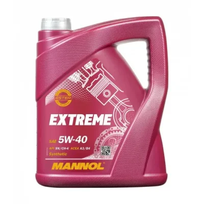 Olej silnikowy Extreme 5W40 syntetyk 5L - Mannol Olej silnikowy Extreme 5W40 syntetyk 5L - Mannol