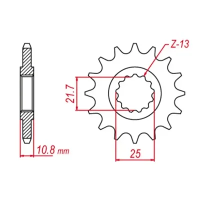 Grosskopf Zębatka Przednia 2142 14 Yamaha Yzf R6 '06-'20 (-2) (Jtf1586.14) Grosskopf Zębatka Przednia 2142 14 Yamaha Yzf R6 '06-'20 (-2) (Jtf1586.14)