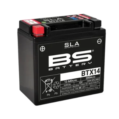Akumulator bezobsługowy BS Battery BTX14 YTX14 12V 12Ah (300681)