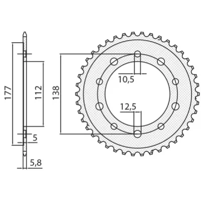 SUNSTAR Koło łańcuchowe (zębatka) SUNSTAR Koło łańcuchowe (zębatka)