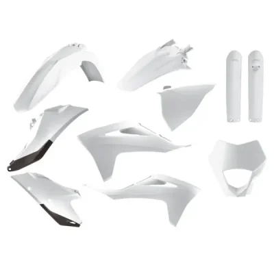 Zestaw plastików Body Kit Polisport biały Gas Gas EC (91027) Zestaw plastików Body Kit Polisport biały Gas Gas EC (91027)