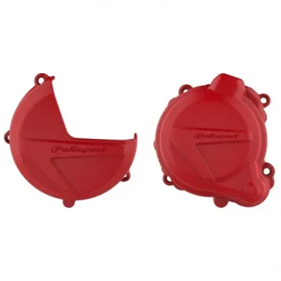 Zestaw osłon pokryw alternatora, sprzęgła i pompy wody Beta 250/300 RR 13-17 czerwony - Polisport Zestaw osłon pokryw alternatora, sprzęgła i pompy wody Beta 250/300 RR 13-17 czerwony - Polisport