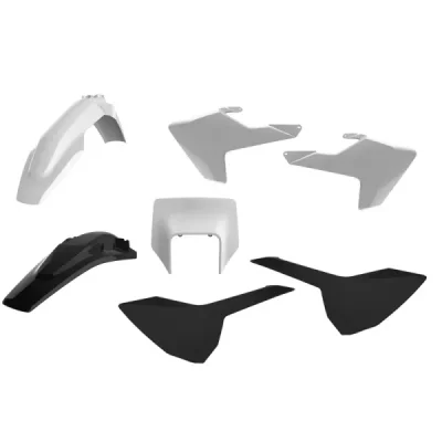 Zestaw plastików enduro Polisport biały/czarny Husqvarna FE/TE (90896) Zestaw plastików enduro Polisport biały/czarny Husqvarna FE/TE (90896)