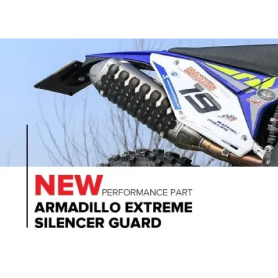 Osłona wydechu Polisport Armadillo Extreme szary nardo (8484100005)