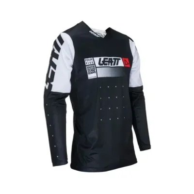 Leatt Koszulka Moto 4.5 Lite Jersey Black Czarny/Biały L
