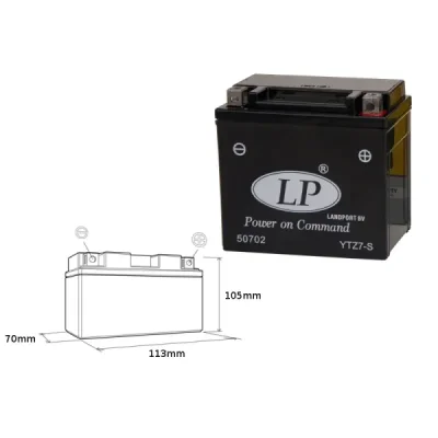 Akumulator bezobsługowy 12V 6 Ah Landport YTZ7-S (YTZ7S L)