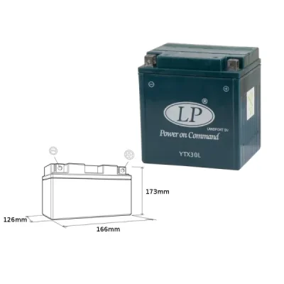 Akumulator bezobsługowy Landport YTX30L 12V 30Ah (YTX30L L) Akumulator bezobsługowy Landport YTX30L 12V 30Ah (YTX30L L)