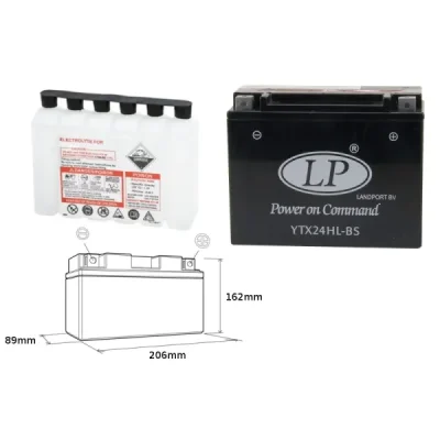 Akumulator bezobsługowy Landport YTX24HL-BS 12V 21Ah (YTX24HLBS L) Akumulator bezobsługowy Landport YTX24HL-BS 12V 21Ah (YTX24HLBS L)