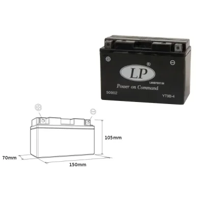 Akumulator bezobsługowy Landport YT9B-4 12V 8Ah (YT9B4 L)