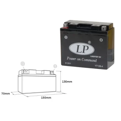 Akumulator bezobsługowy Landport YT12B-4 12V 10Ah (YT12B4 L)
