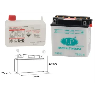 Landport Akumulator Yb9L-B (Md Lb9L-B) 12V 9Ah 137X76X140 (12N9-3B) Obsługowy - Elektrolit Osobno (4) Ue2019/1148 Landport Akumulator Yb9L-B (Md Lb9L-B) 12V 9Ah 137X76X140 (12N9-3B) Obsługowy - Elektrolit Osobno (4) Ue2019/1148