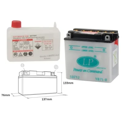 Landport Akumulator Yb7L-B (Md Lb7L-B) 12V 8Ah 137X76X134 Obsługowy - Elektrolit Osobno (4) Ue2019/1148 Landport Akumulator Yb7L-B (Md Lb7L-B) 12V 8Ah 137X76X134 Obsługowy - Elektrolit Osobno (4) Ue2019/1148