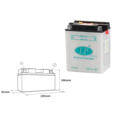 Akumulator standardowy Landport YB14L-B2 12V 14Ah (YB14LB2 L)