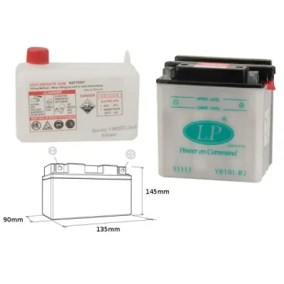 Landport Akumulator Yb10L-B2 (Md Lb10L-B2) 12V 11Ah 136X91X146 Obsługowy - Elektrolit Osobno (4) Ue2019/1148 Landport Akumulator Yb10L-B2 (Md Lb10L-B2) 12V 11Ah 136X91X146 Obsługowy - Elektrolit Osobno (4) Ue2019/1148