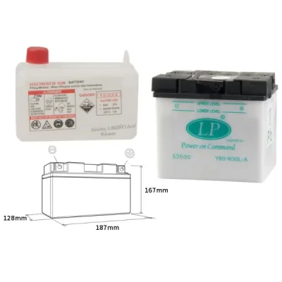 Landport Akumulator Y60-N30L-A (Md L60-N30L-A) 12V 30Ah 187X130X170 (G60N30La) Obsługowy - Elektrolit Osobno (2) Ue2019/1148 Landport Akumulator Y60-N30L-A (Md L60-N30L-A) 12V 30Ah 187X130X170 (G60N30La) Obsługowy - Elektrolit Osobno (2) Ue2019/1148