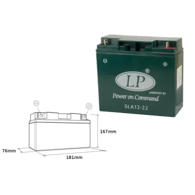 Akumulator bezobsługowy Landport SLA12-22 51913 12V 22Ah (SLA12-22 L) Akumulator bezobsługowy Landport SLA12-22 51913 12V 22Ah (SLA12-22 L)