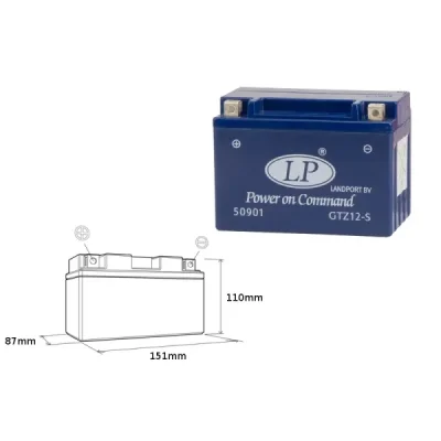 Akumulator żelowy Landport GTZ12-S YTZ12-S 12V 11Ah (GTZ12S L)