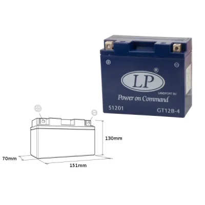 Akumulator żelowy Landport GT12B-4 YT12B-4 12V 10Ah (GT12B4 L) Akumulator żelowy Landport GT12B-4 YT12B-4 12V 10Ah (GT12B4 L)
