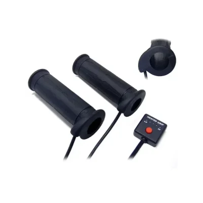 Podgrzewane manetki Koso AM107 przełącznik typ E dł. 120 mm 22 i 25 mm (AM10703E)