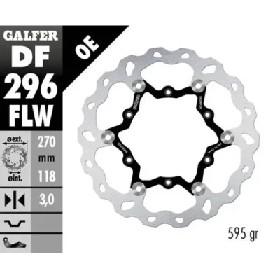 Tarcza hamulcowa przód Yamaha YZ/WR wave floating Galfer Tarcza hamulcowa przód Yamaha YZ/WR wave floating Galfer