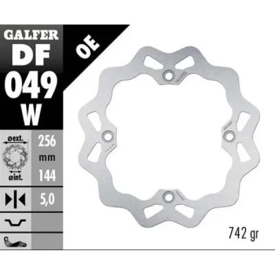 Tarcza hamulcowa Galfer Wave tylna (DF049W) Tarcza hamulcowa Galfer Wave tylna (DF049W)