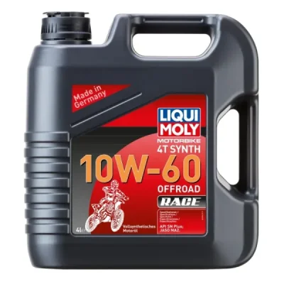 Olej silnikowy Motorbike 4T 10W60 syntetyk 4L off road race - Liqui Moly
