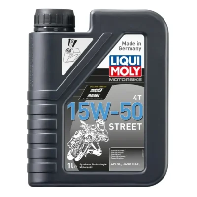 Olej silnikowy motorbike 4T 15W50 street 1L - Liqui Moly Olej silnikowy motorbike 4T 15W50 street 1L - Liqui Moly
