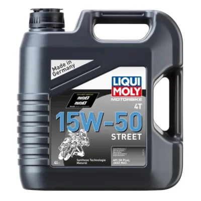 Olej silnikowy Motorbike 4T 15W50 Street 4L - Liqui Moly Olej silnikowy Motorbike 4T 15W50 Street 4L - Liqui Moly