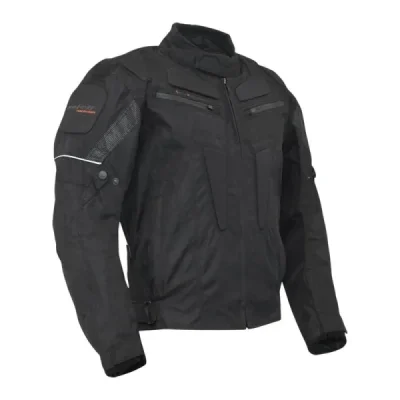 Roleff Kurtka Tekstylna Krótka Z Membraną Wind-Tex Model Riga Czarny 4Xl