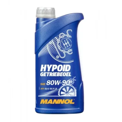 Olej przekładniowy Hypoid API GL4/GL5 LS 80W90 mineralny 1L - Mannol Olej przekładniowy Hypoid API GL4/GL5 LS 80W90 mineralny 1L - Mannol