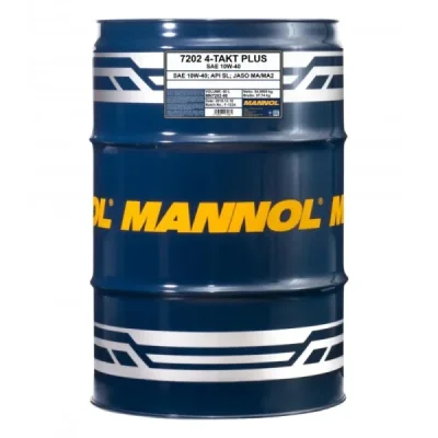 Olej silnikowy Plus API SL JASO MA/MA2 10W40 półsyntetyk 60L beczka - Mannol