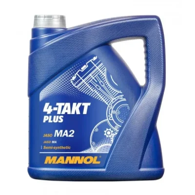 Olej silnikowy 4T Plus API SL, JASO MA/MA2 10W40 półsyntetyk 4L - Mannol