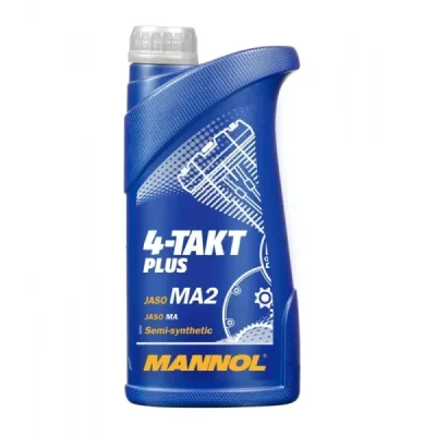Olej silnikowy 4T Plus API SL, JASO MA/MA2 10W40 półsyntetyk 1L - Mannol