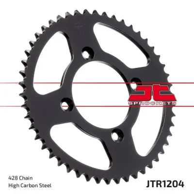 Zębatka tylna stalowa JT R1204-49 ,49Z, rozmiar 428 Zębatka tylna stalowa JT R1204-49 ,49Z, rozmiar 428