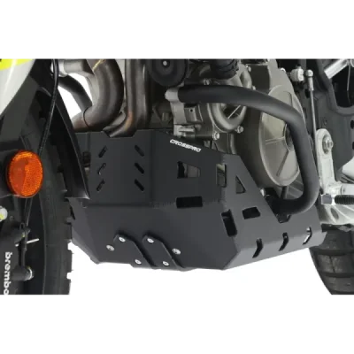Crosspro Osłona Silnika Aluminiowa Aprilia Tuareg 660 '22- Czarny Mat