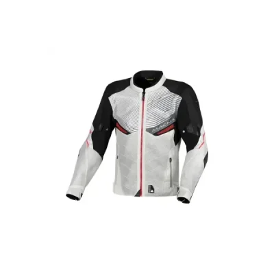 Macna Kurtka Foxter Motorcycle Jacket Light Grey/Black Jasny Szary/Czarny L