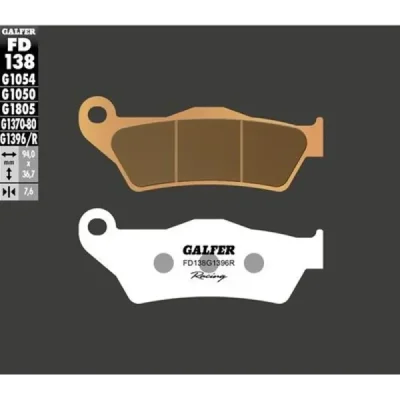 Galfer Klocki Hamulcowe Kh181 Spiek Metaliczny (Złote) Off Road Racing Ktm Sx/Exc '92-'20 (Brembo) Galfer Klocki Hamulcowe Kh181 Spiek Metaliczny (Złote) Off Road Racing Ktm Sx/Exc '92-'20 (Brembo)