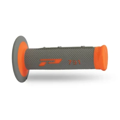 Manetki PG791 dwuskładnikowe szary/pomarańczowy 22+25mm dł.115mm off road - PRO GRIP